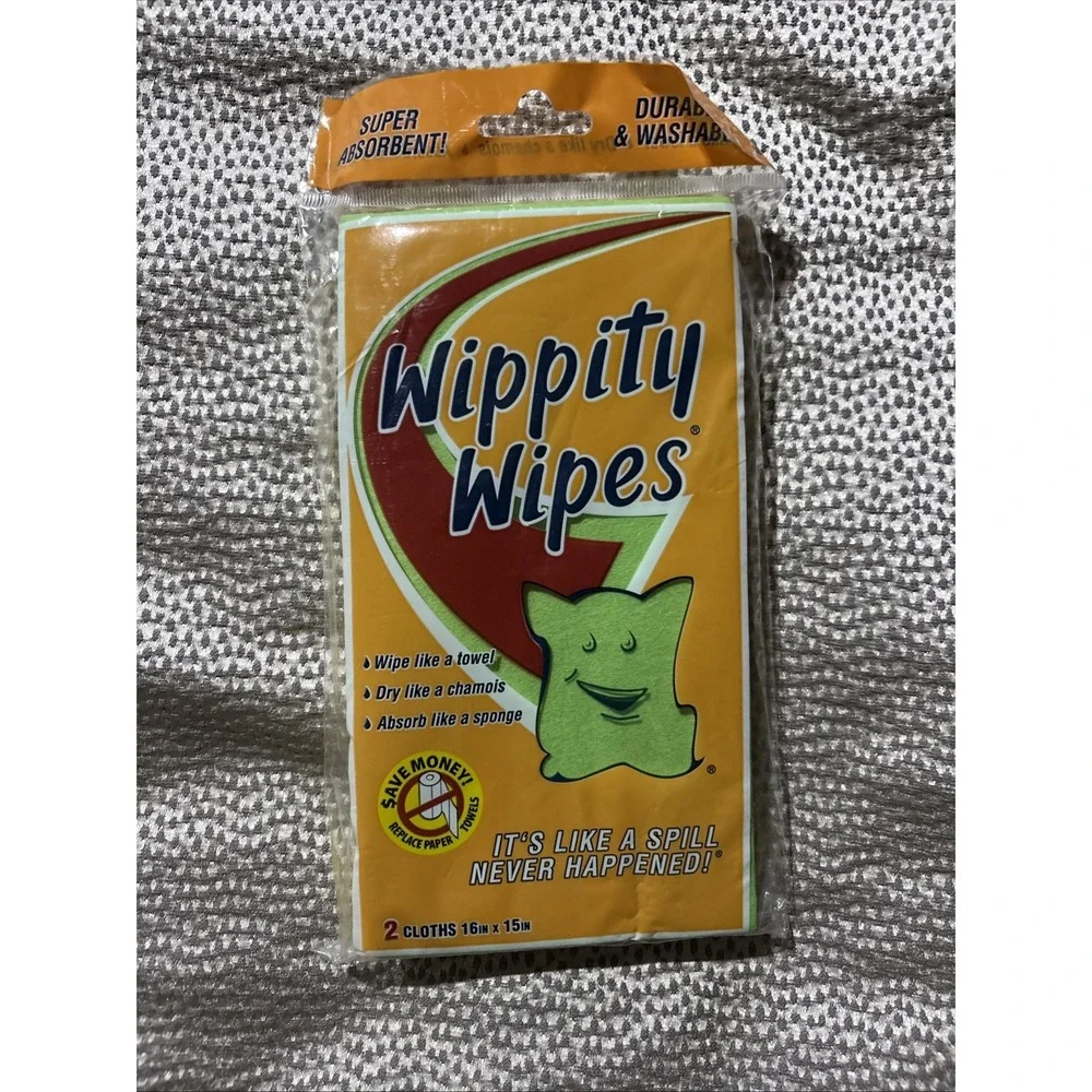 Wippity Wipes Reusable Paper Towels Wet/Dry Chamois Cloth Made in Germany